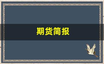 期货简报(期货交易新闻)_https://www.xzdzcjn.com_科创板_第1张