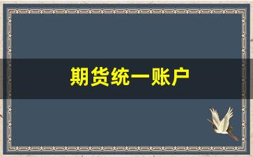期货统一账户(期货统一开户系统)_https://www.xzdzcjx.com_北交所_第1张