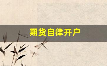 期货自律开户(期货自律开户什么意思)_https://www.wguangz.com_上期所_第1张