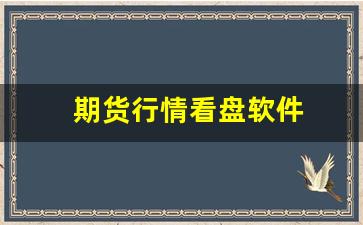 期货行情看盘软件(期货看盘软件推荐)_https://www.hbxfywj.com_基金知识_第1张