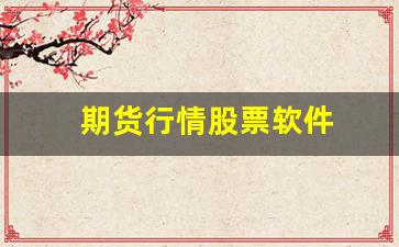 期货行情股票软件