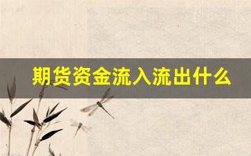 期货资金流入流出什么意思(期货资金流入流出什么意思啊)_https://www.xzdzcjx.com_科创板_第1张