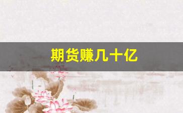 期货赚几十亿(期货赚差价)_https://www.jumanxin.com_上交所_第1张