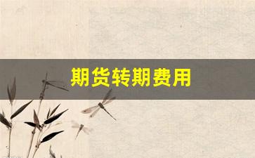 期货转期费用(期货转期费用怎么算)_https://www.xzdzcjn.com_科创板_第1张