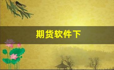 期货软件下(期货软件下载手机版)_https://www.jnskb.com_效果图_第1张