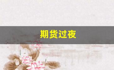 期货过夜(期货过夜风险大吗)_https://www.xzdzcjn.com_上交所_第1张