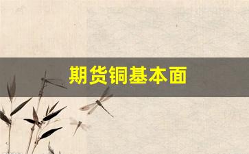 期货铜基本面(铜期货基本分析报告)_https://www.huakunhengjia.com_期货资讯_第1张