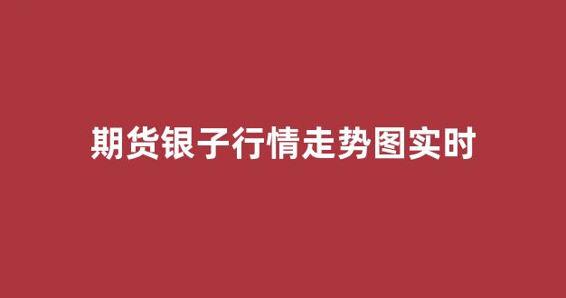 期货银子行情走势图实时(期货银子价格)_https://www.ccit-cctv.com_上交所_第1张