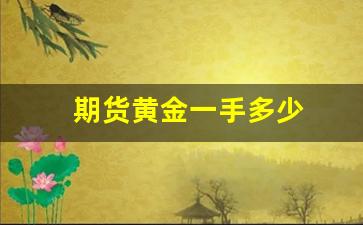 期货黄金一手多少(期货黄金一手多少保证金)_https://www.xzdzcjx.com_创业板_第1张