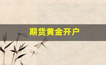 期货黄金开户(期货做黄金开户需要多少钱)_https://www.xzdzcjn.com_北交所_第1张