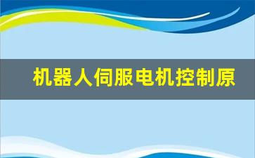 机器人伺服电机控制原理图(机器人plc控制原理图)_https://www.syklpowerbike.com_上交所_第1张
