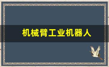 机械臂工业机器人(机械臂工业机器人排名)_https://www.hangfeite.com_创业板_第1张