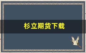 杉立期货下载(中华财经期货下载)_https://www.jnskb.com_装修流程_第1张