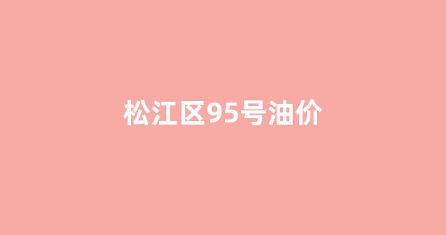 松江区95号油价_松江加油站电话号码