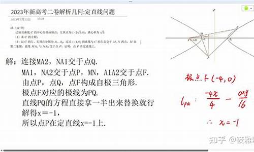 极点极线做高考数学_极点极线问题