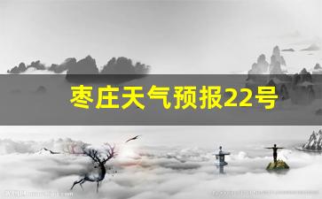 枣庄天气预报22号_枣庄天气预报2345