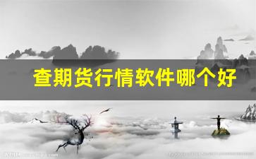 查期货行情软件哪个好(查看期货价格行情)_https://www.eamstsz.com_深交所_第1张