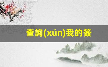 查詢(xún)我的簽證(查詢(xún)我的簽證 出國(guó)簽證)