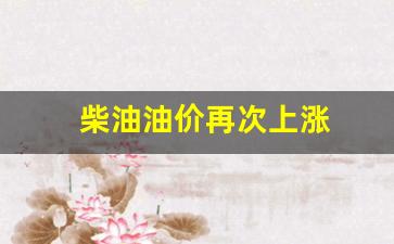 柴油油价再次上涨-柴油油价再次上涨说明什