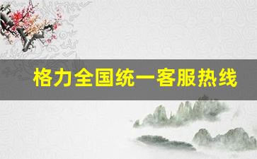 格力全国统一客服热线(格力全国统一客服热线收费吗)_https://www.gzyhshgzzx.com_上期所_第1张