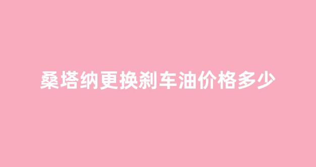 桑塔纳更换刹车油价格多少_桑塔纳刹车油哪个位置视频图解