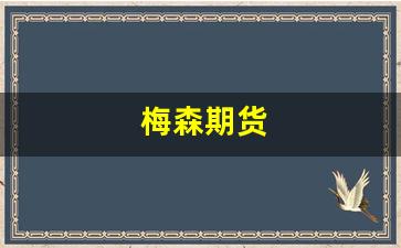 梅森期货(梅森集团上市暂停)_https://www.xzdzcjn.com_科创板_第1张