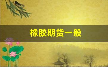 橡胶期货一般(橡胶期货一般看什么)_https://www.qldgs.com_原油期货_第1张