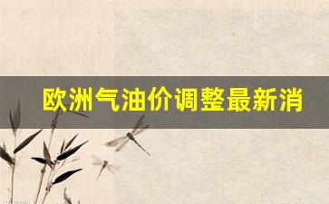 欧洲气油价调整最新消息-欧洲气油价调整最新消息今天