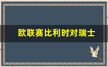 欧预赛比利时-欧联赛比利时对瑞士