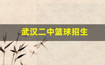 武汉二中篮球招生-武汉二中篮球队武汉六中