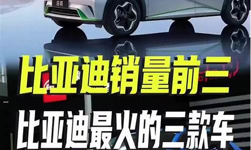 比亚迪最火的三款车2023款_比亚迪热门车款