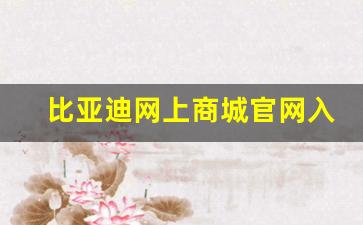 比亚迪网上商城官网入口(比亚迪购物商城)_https://www.wguangz.com_郑商所_第1张