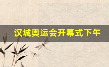 汉城奥运会开幕式下午-汉城奥运会开幕式白天