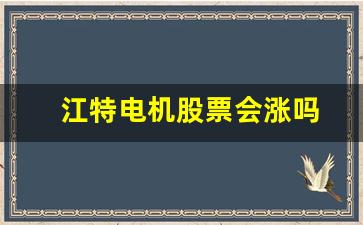 江特电机股票会涨吗(江特电机股票后市还会跌吗)_https://www.dongshengweixin.com_深交所_第1张