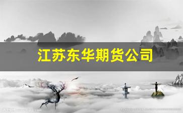 江苏东华期货公司(东华期货电话号码)_https://www.xzdzcjn.com_科创板_第1张