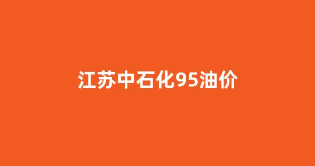 江苏中石化95油价_江苏中石化98最新油价