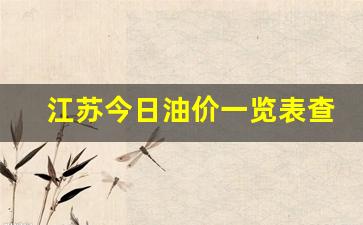 江苏今日油价一览表查询最新一览表-江苏今