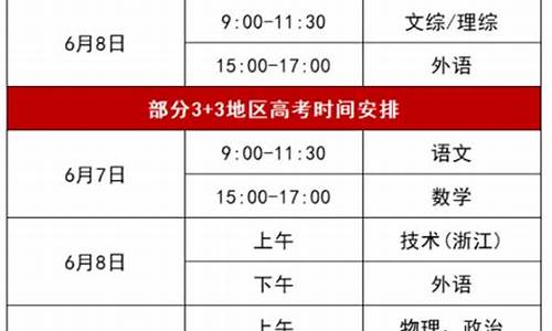 江苏南京高考时间安排,南京高考时间2021年具体时间