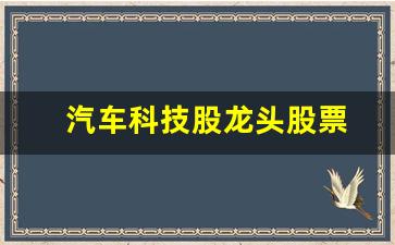 汽车科技股龙头股票(汽车科技股龙头股票代码)_https://www.luoxuangg888.com_上交所_第1张