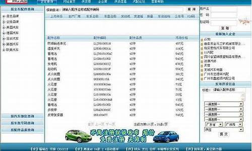 汽车配件系统,汽配店电脑系统