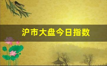 沪市大盘今日指数(沪市大盘今日指数行情东方财富)_https://www.gzyhshgzzx.com_上期所_第1张