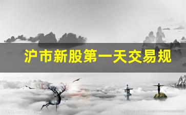 沪市新股第一天交易规则最新(沪市新股首日规则)_https://www.luoxuangg888.com_创业板_第1张