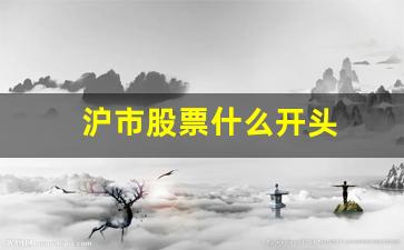 沪市股票什么开头(沪市股票什么开头688)_https://www.shshucaipeisong.com_上交所_第1张