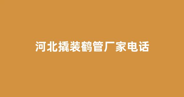 河北撬装鹤管厂家电话(河北撬装鹤管厂家电话号码)(1)