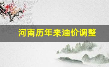 2020年河南油价-河南历年来油价调整