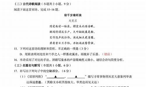 河南高考语文卷子是什么卷-河南高考语文卷子