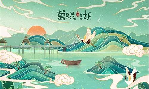 河源景点绘画-河源风景简笔画