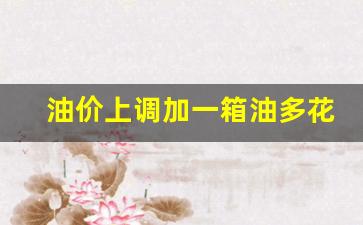 油价年内第五降!加满一箱少花6.5元-油价上调加一箱油多花8元是真的吗