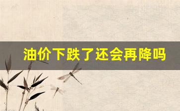 油价下跌了没-油价下跌了还会再降吗
