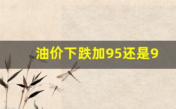 油价下跌加95还是92-油价下跌加95还是92合适